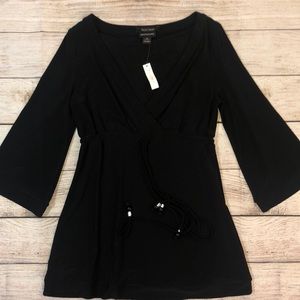 NWT White House Black Market black tunic, S